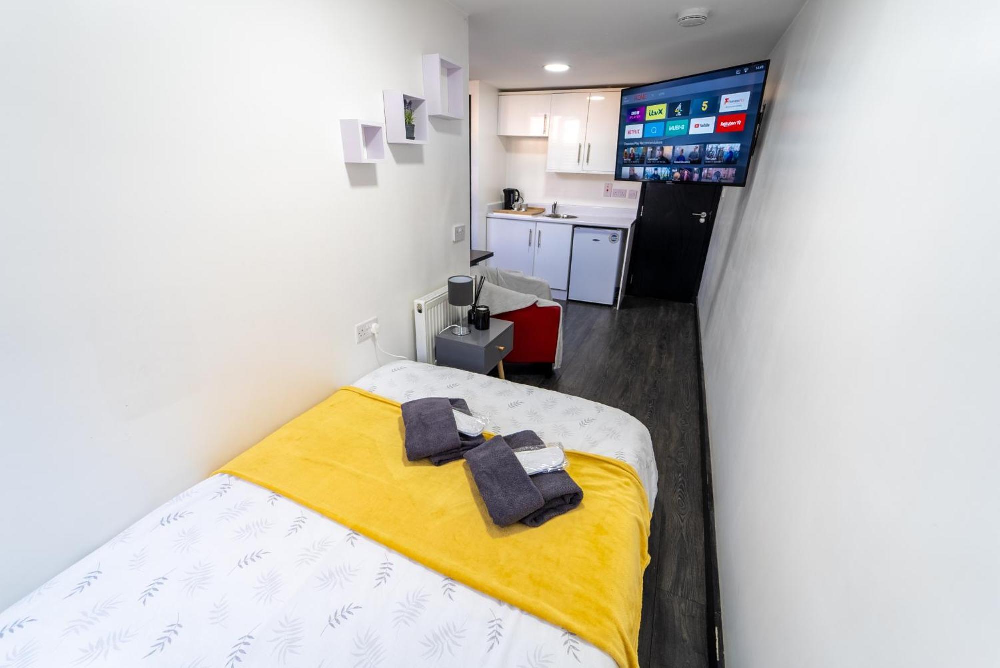 Staysa Equipped Studios Near Qe And Uob In Guesthouse Close To The City! Birmingham Pokoj fotografie